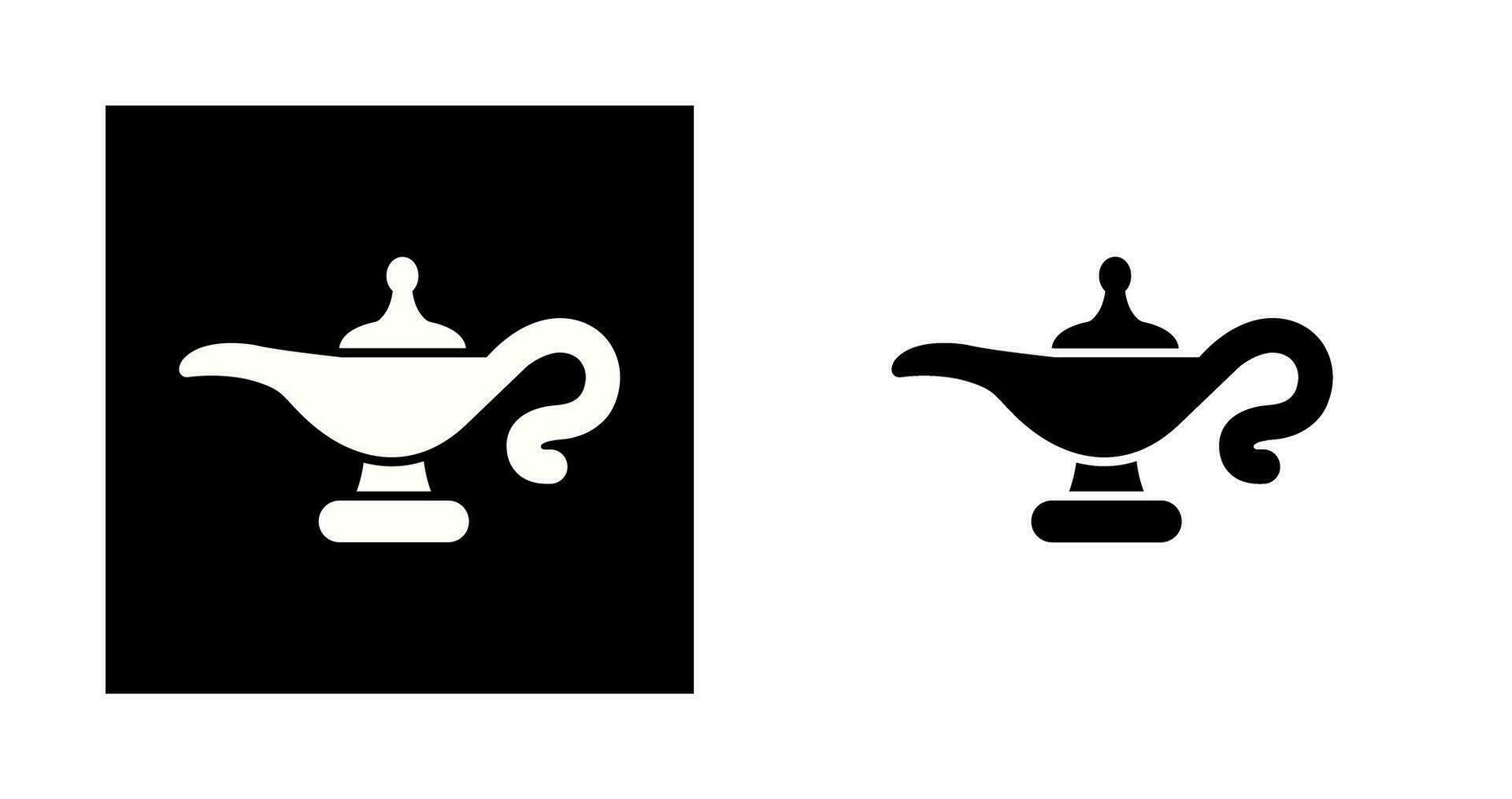 Genie Lamp Vector Icon