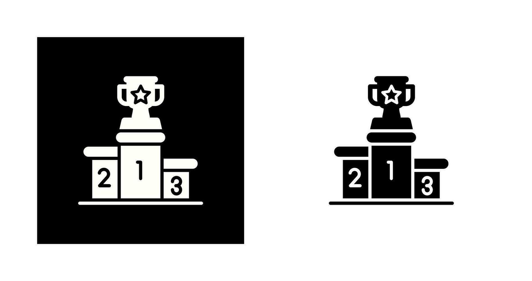 Podium Vector Icon