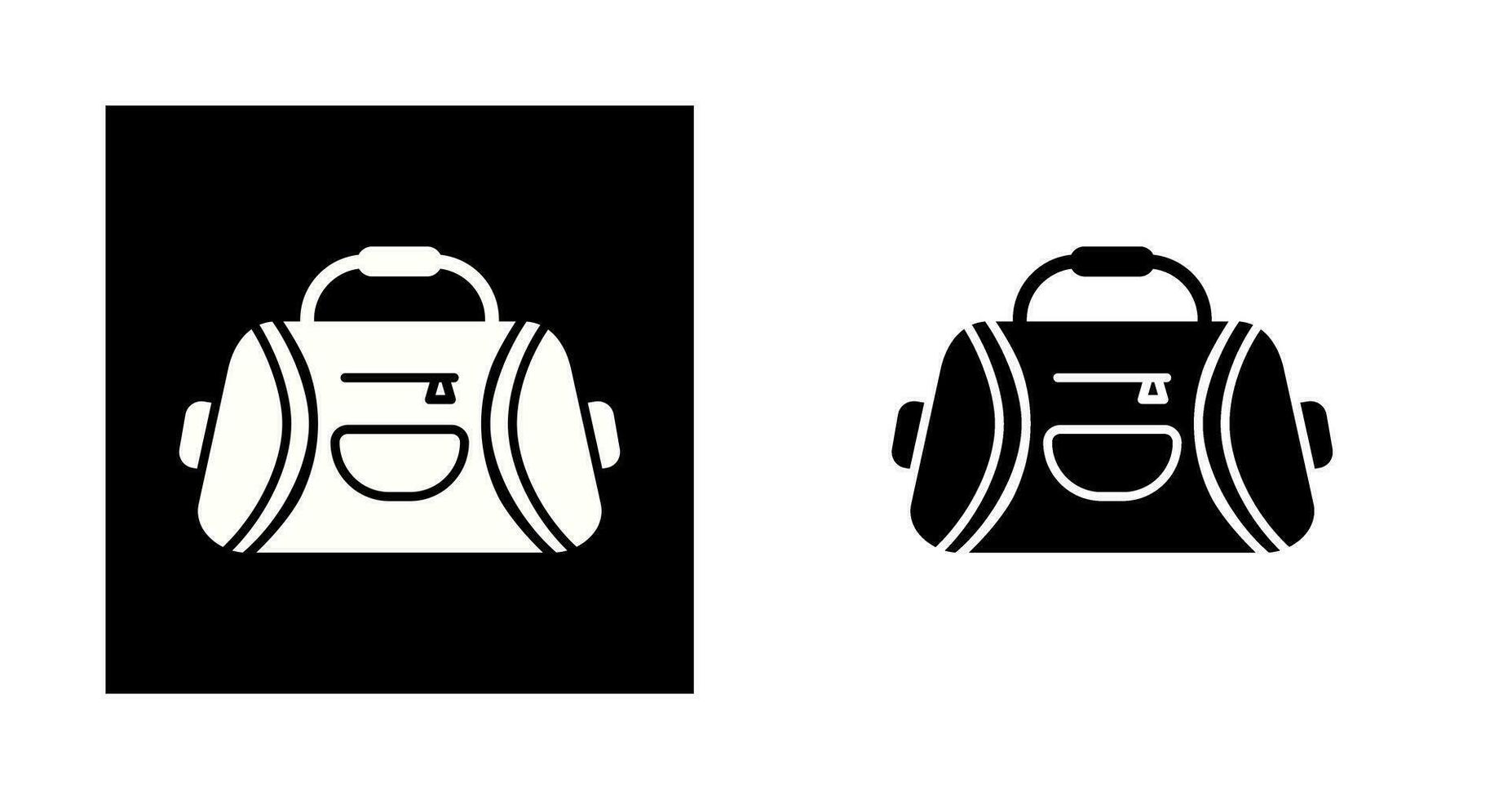 icono de vector de bolsa de deporte