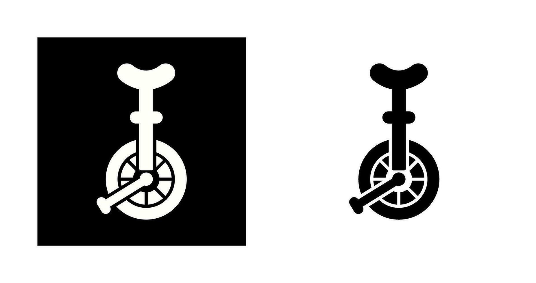 Unicycle Vector Icon