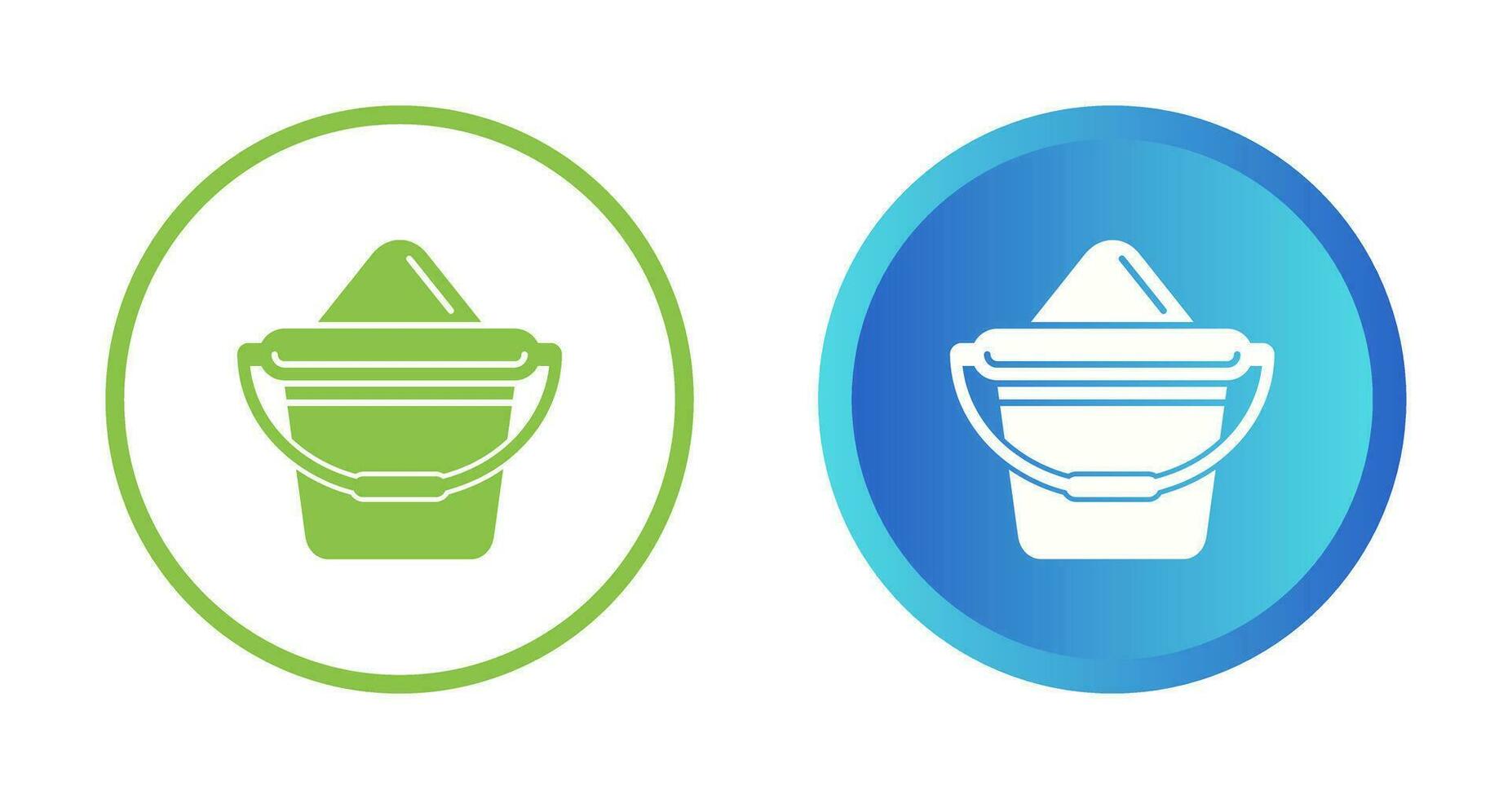 Sand Bucket Vector Icon