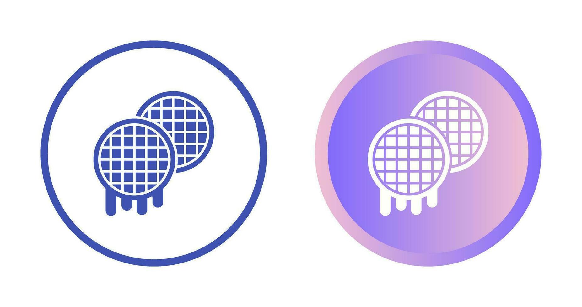 Waffle Vector Icon