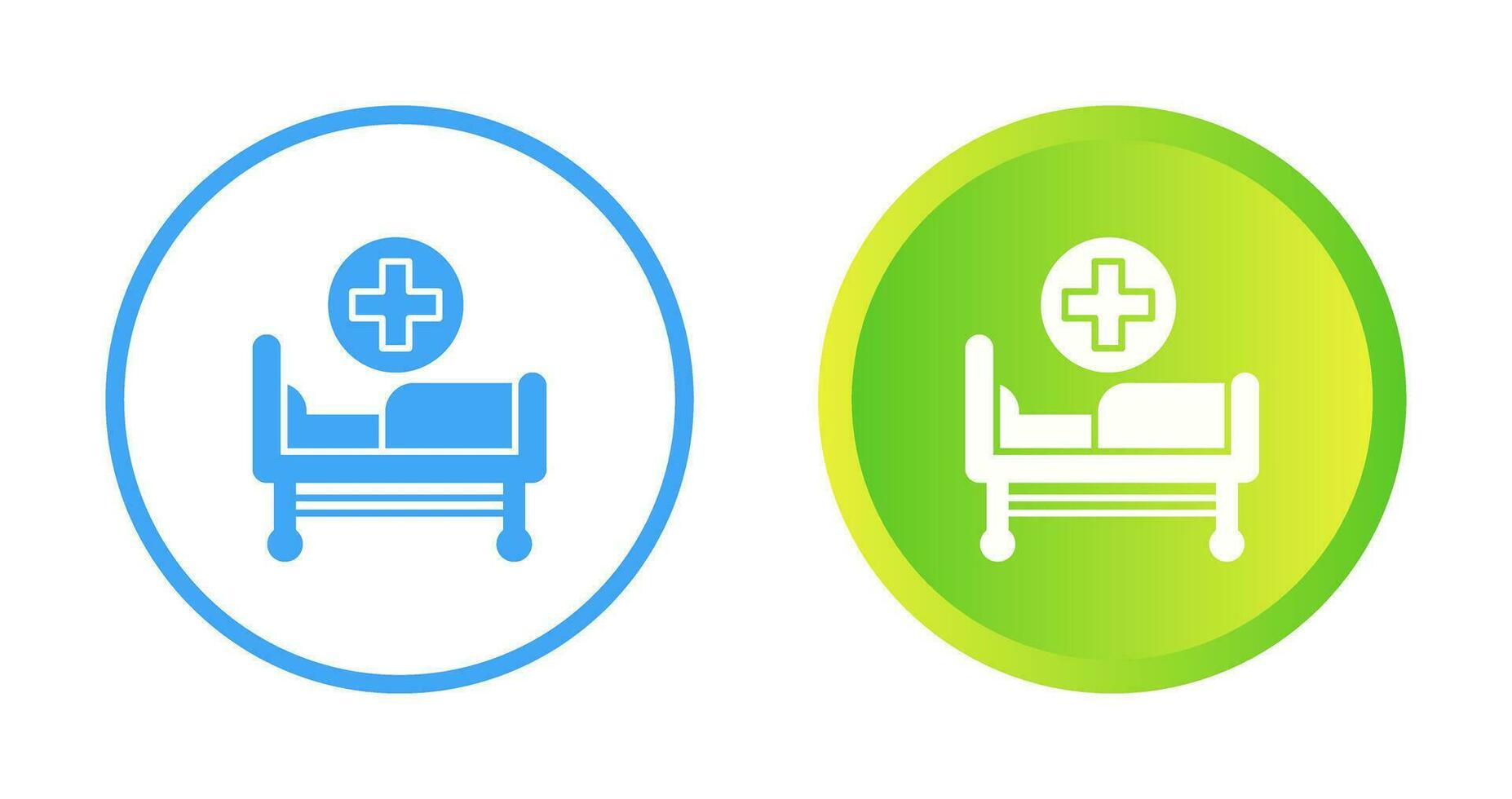 Hospital Bed Vector Icon