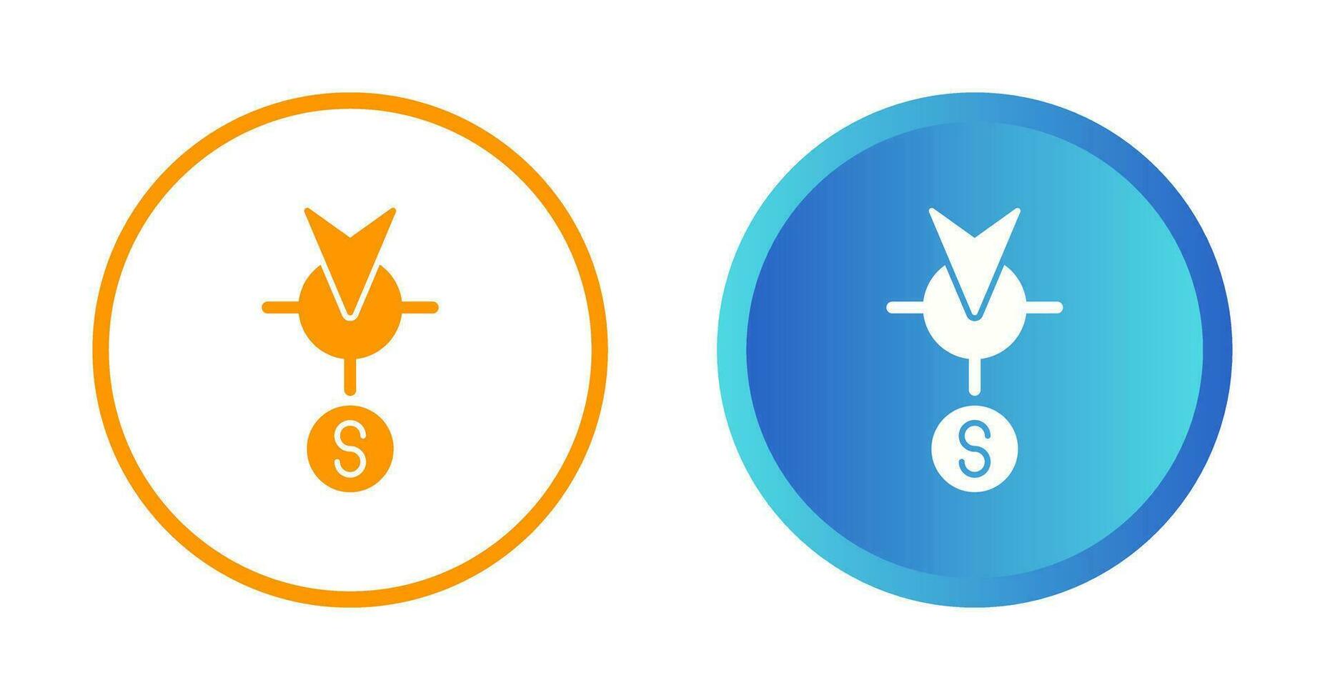 South Vector Icon