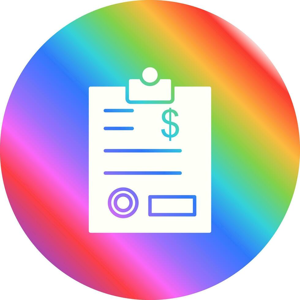 Invoice Vector Icon