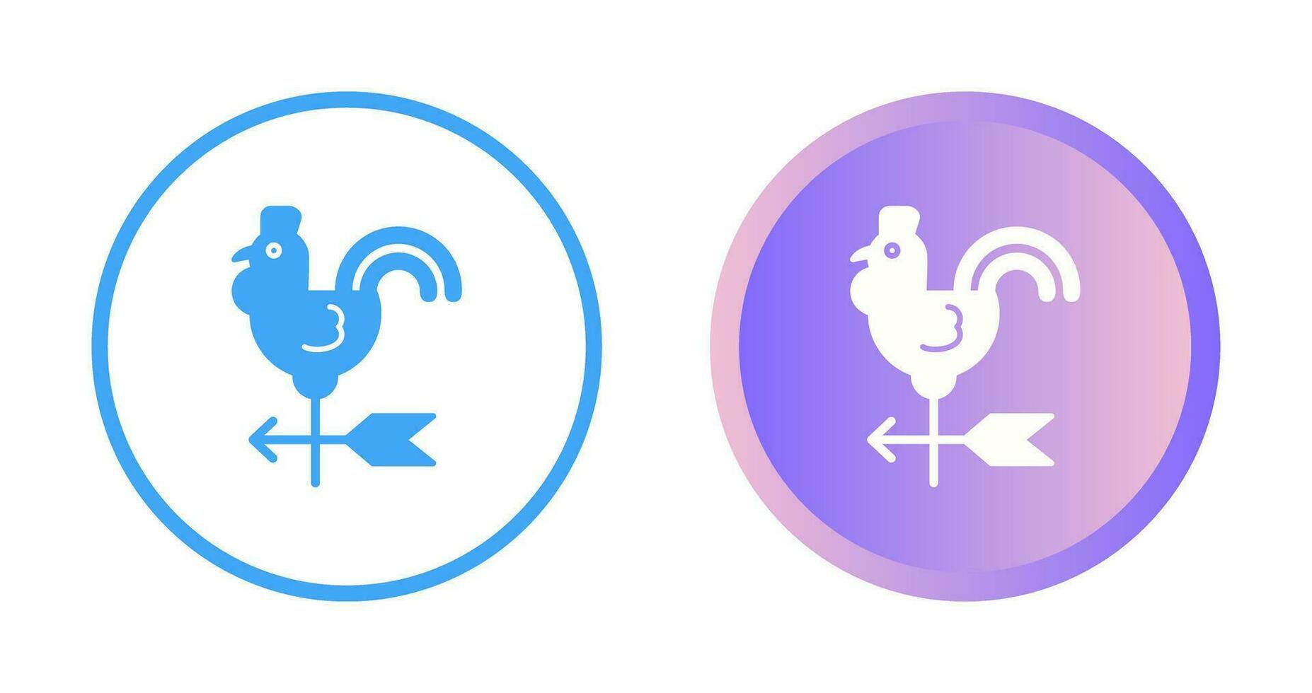 Wind Vane Vector Icon