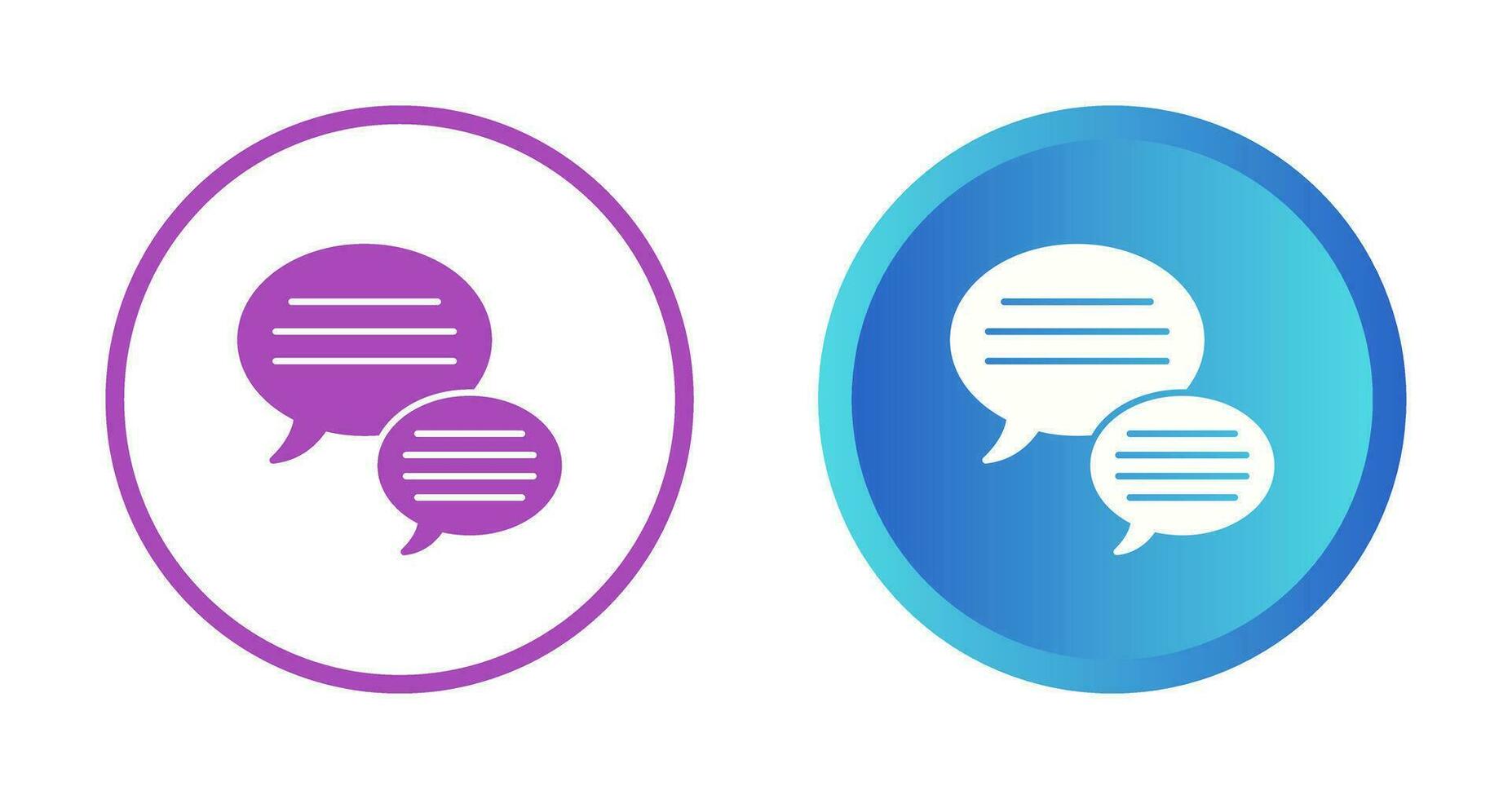 Speech Bubble Vector Icon