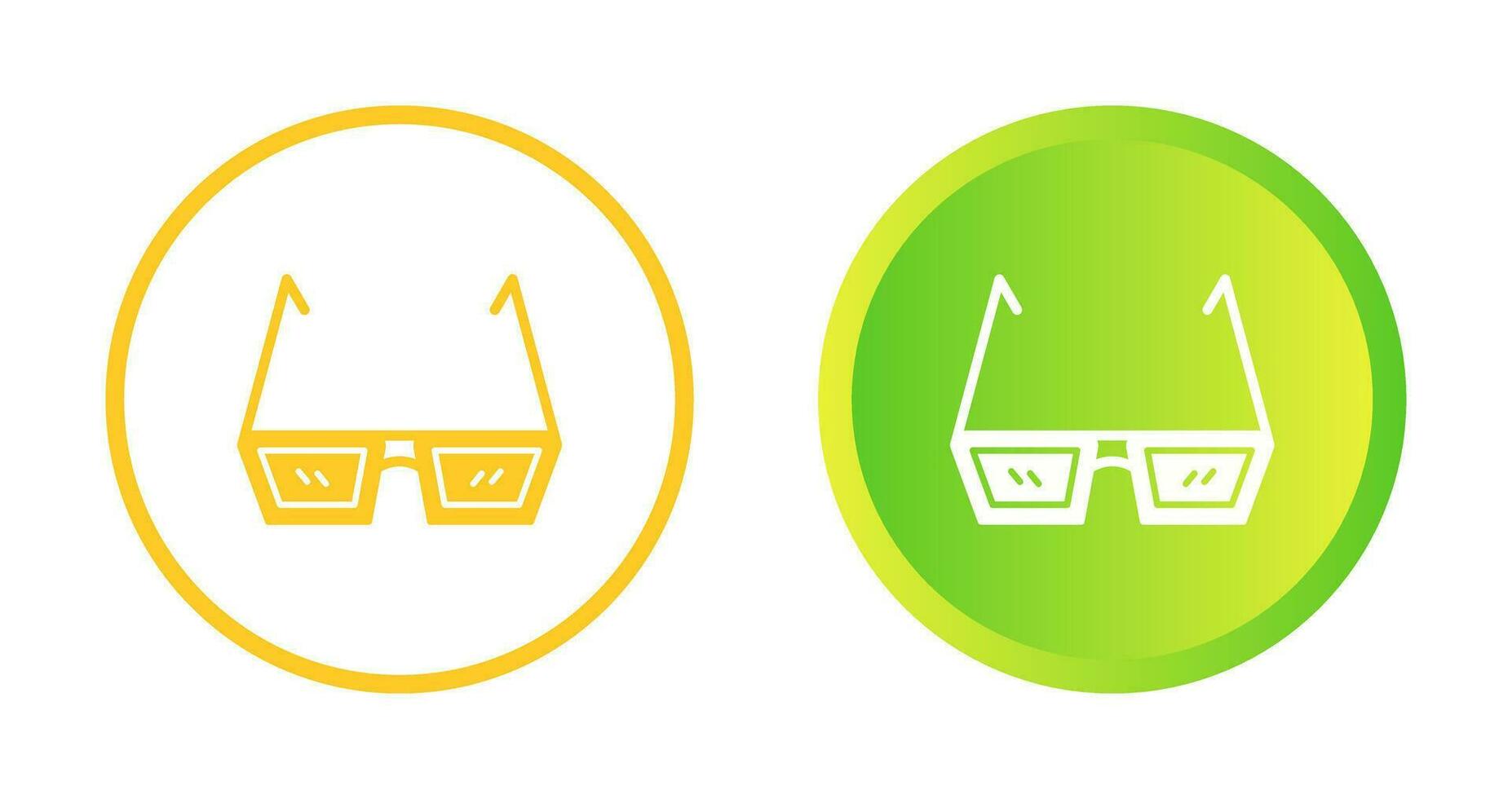 icono de vector de gafas