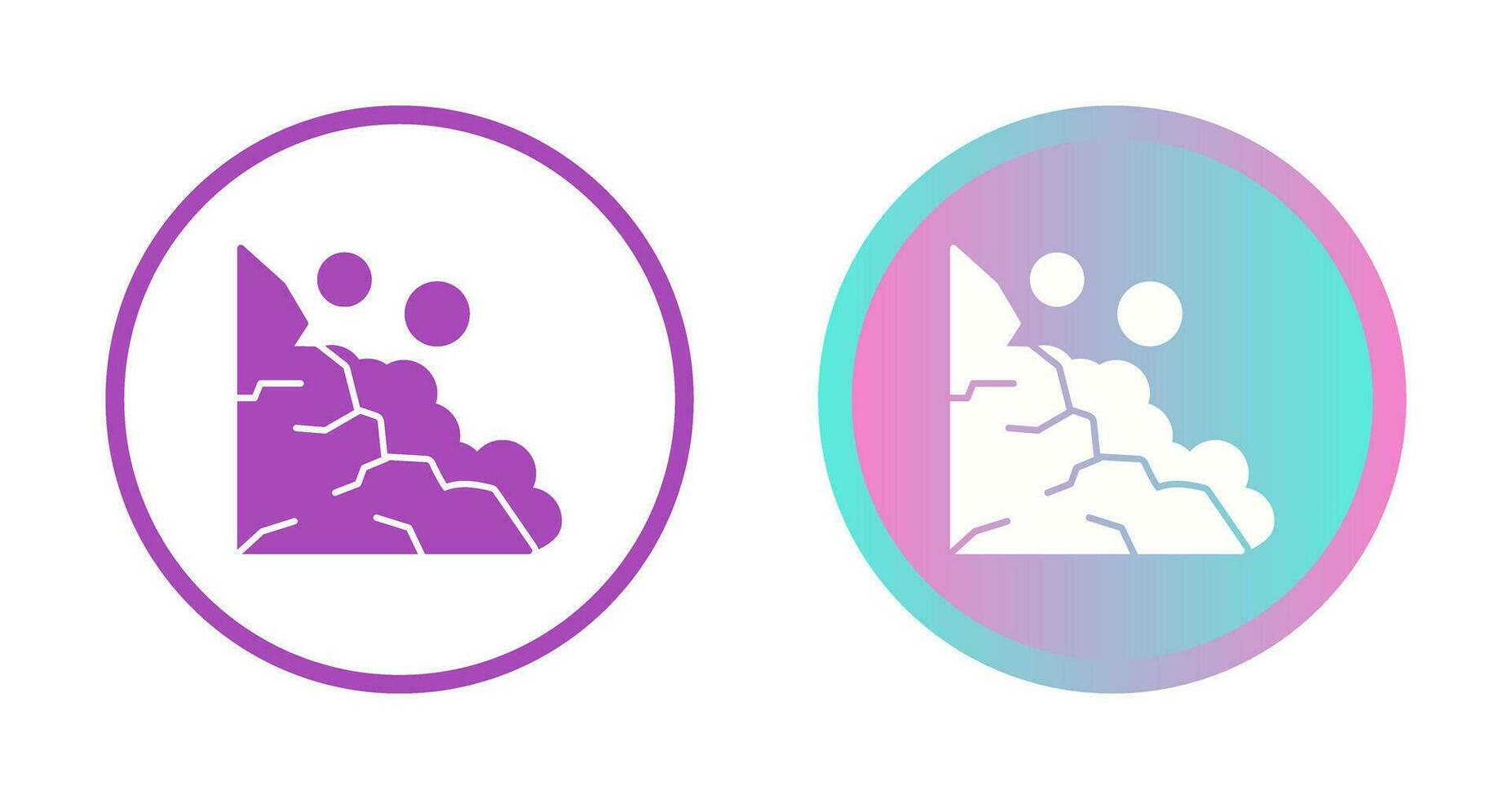 Landslide Vector Icon