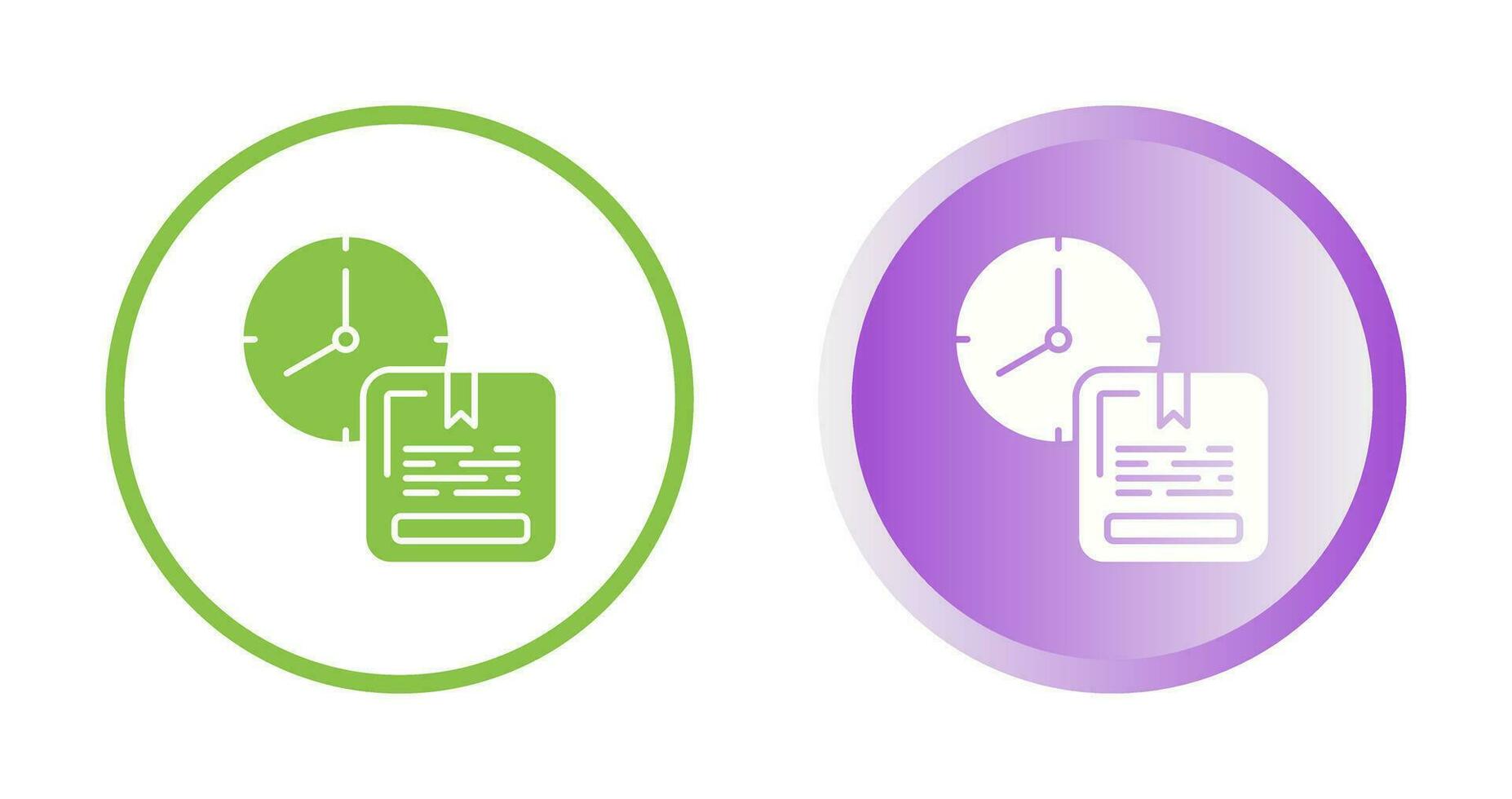 On Time Delivery Vector Icon