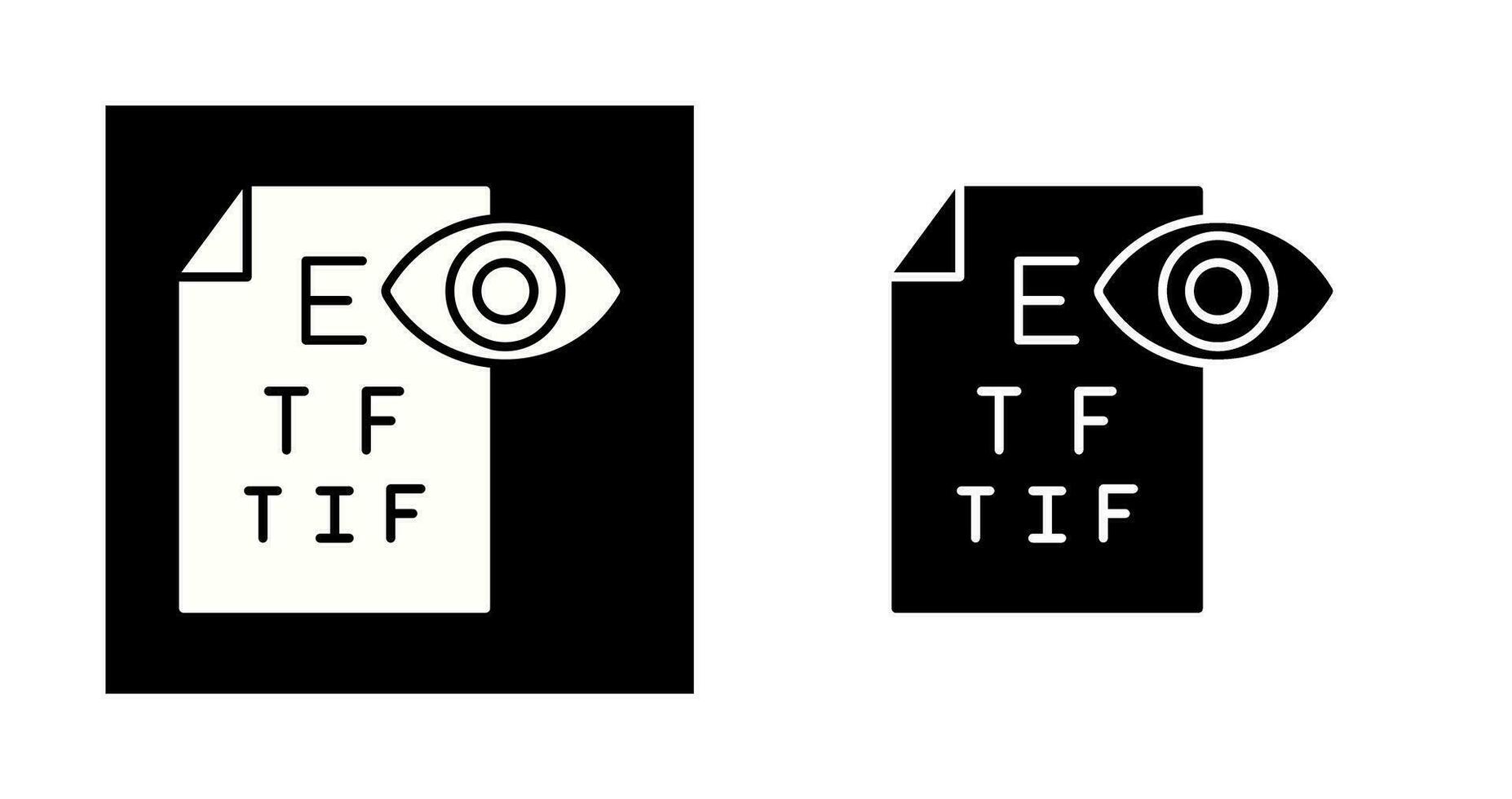 Eye Test Vector Icon