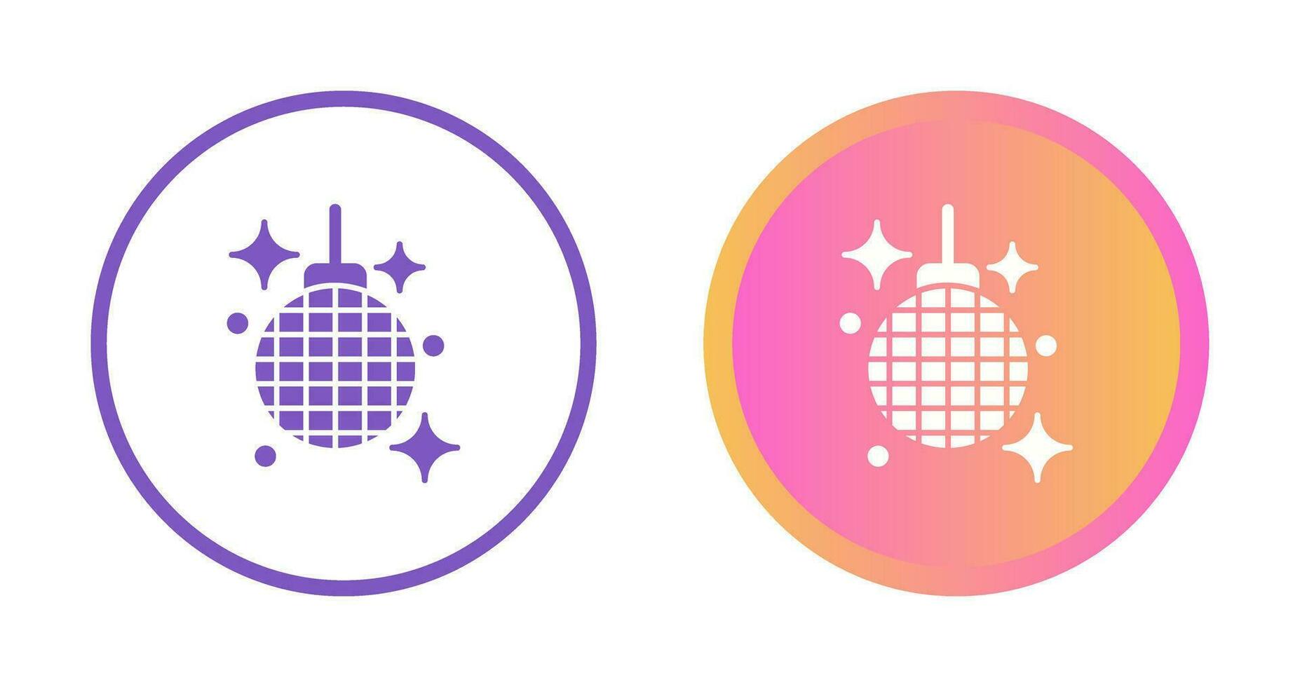 icono de vector de bola de discoteca