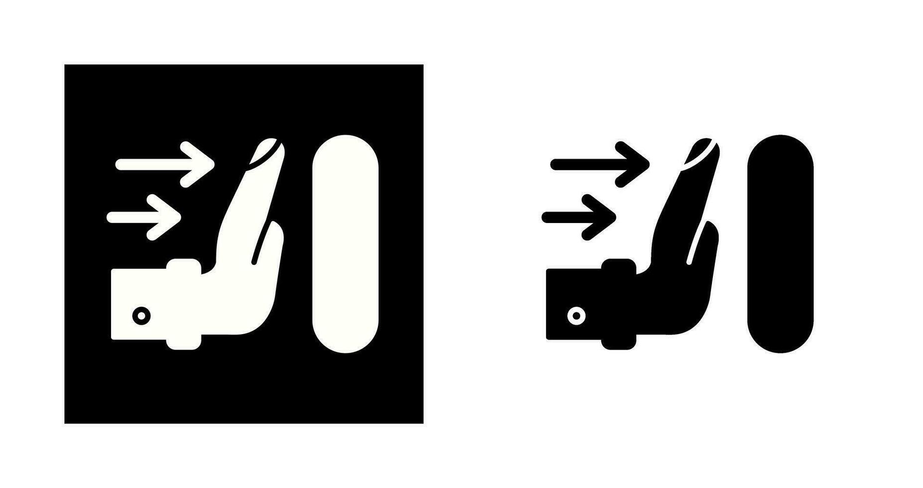 Push Vector Icon