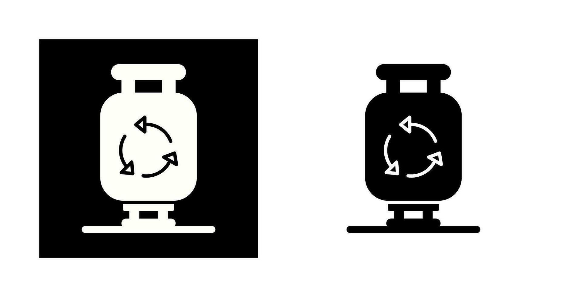 Gas Cylinder Vector Icon