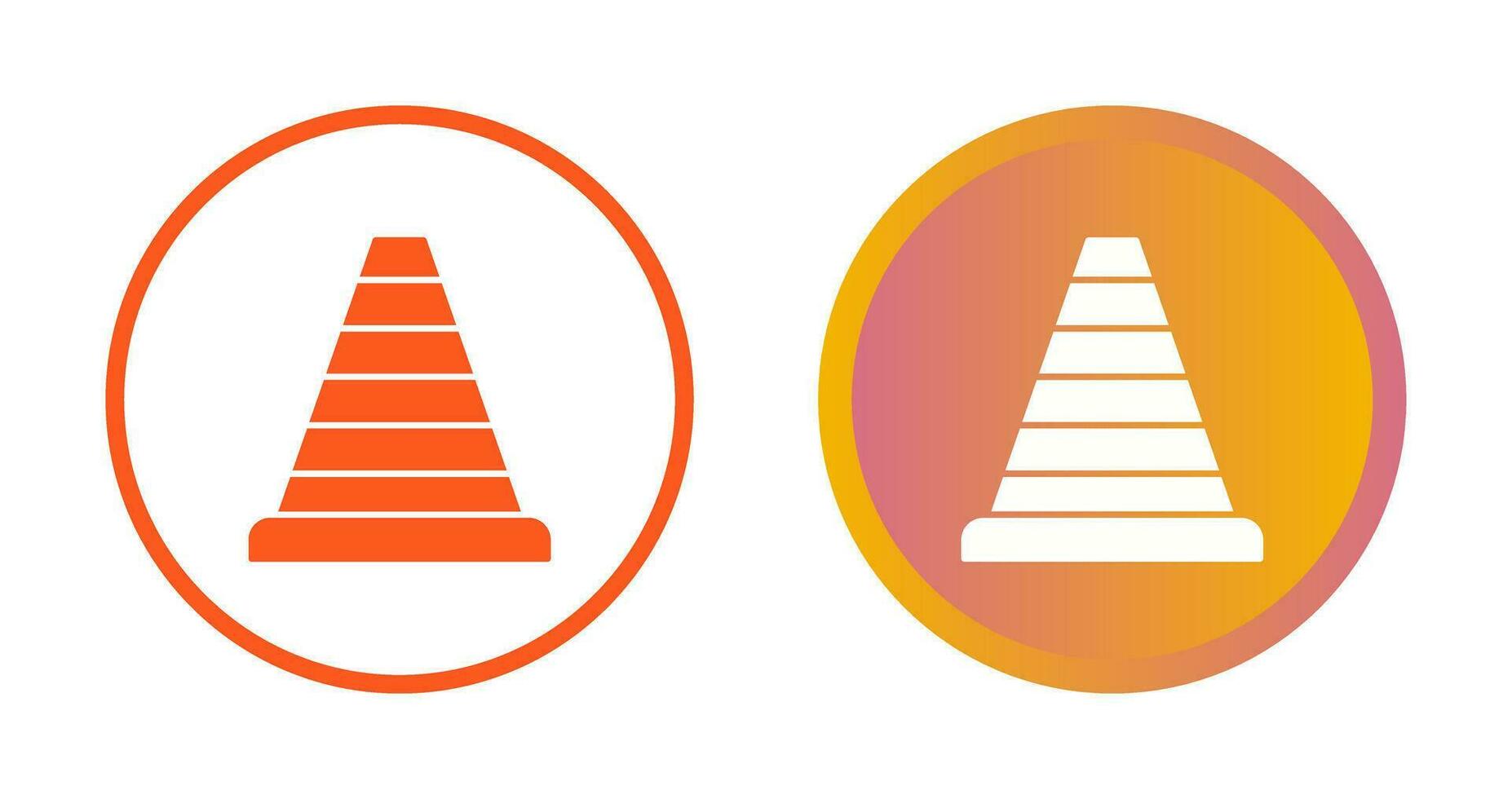 Traffic Cone Vector Icon