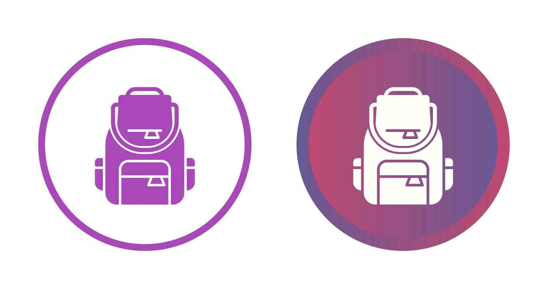 Backpack Vector Icon
