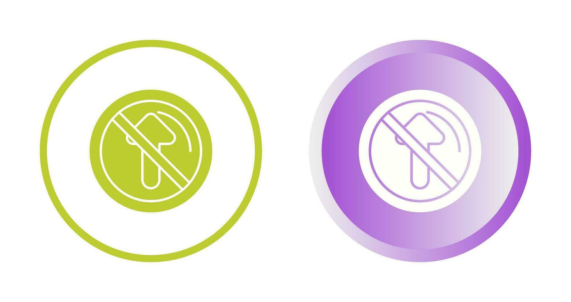 No Passing Vector Icon