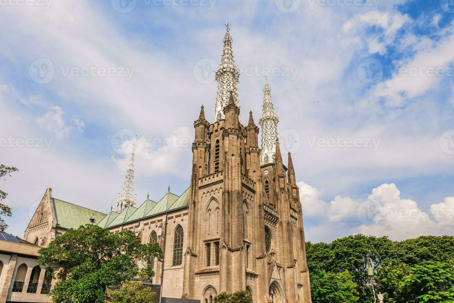 Jacarta catedral, un romano católico catedral situado en Jacarta, Indonesia foto