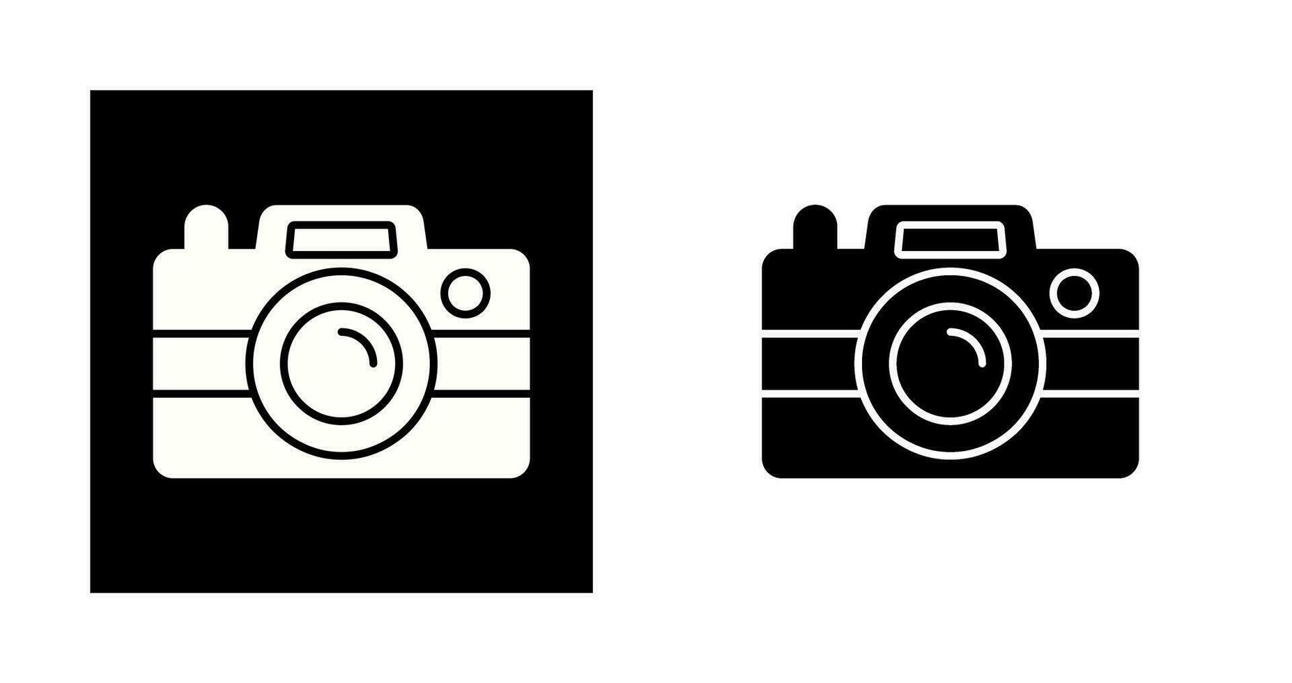 icono de vector de cámara de fotos