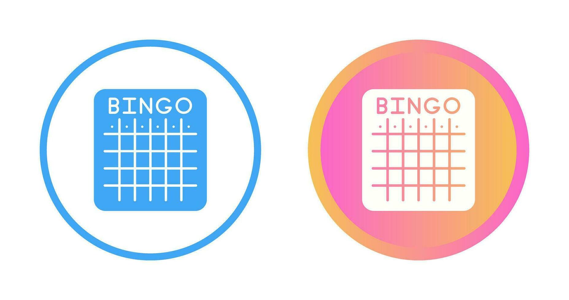 Bingo Vector Icon