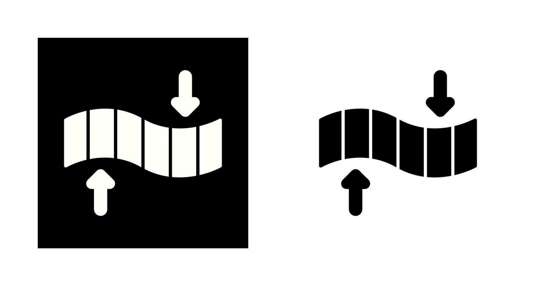 icono de vector de elasticidad