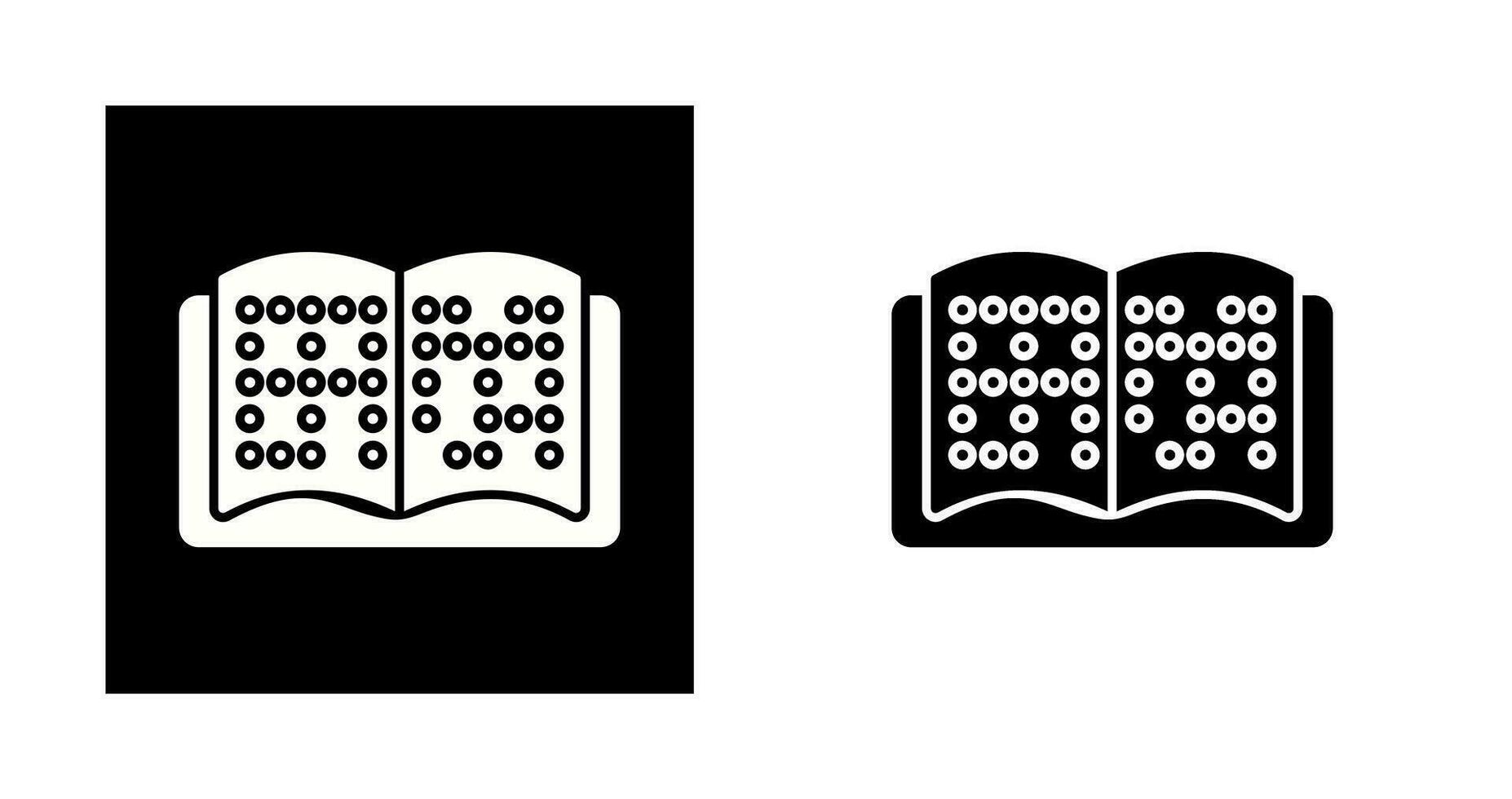 icono de vector braille