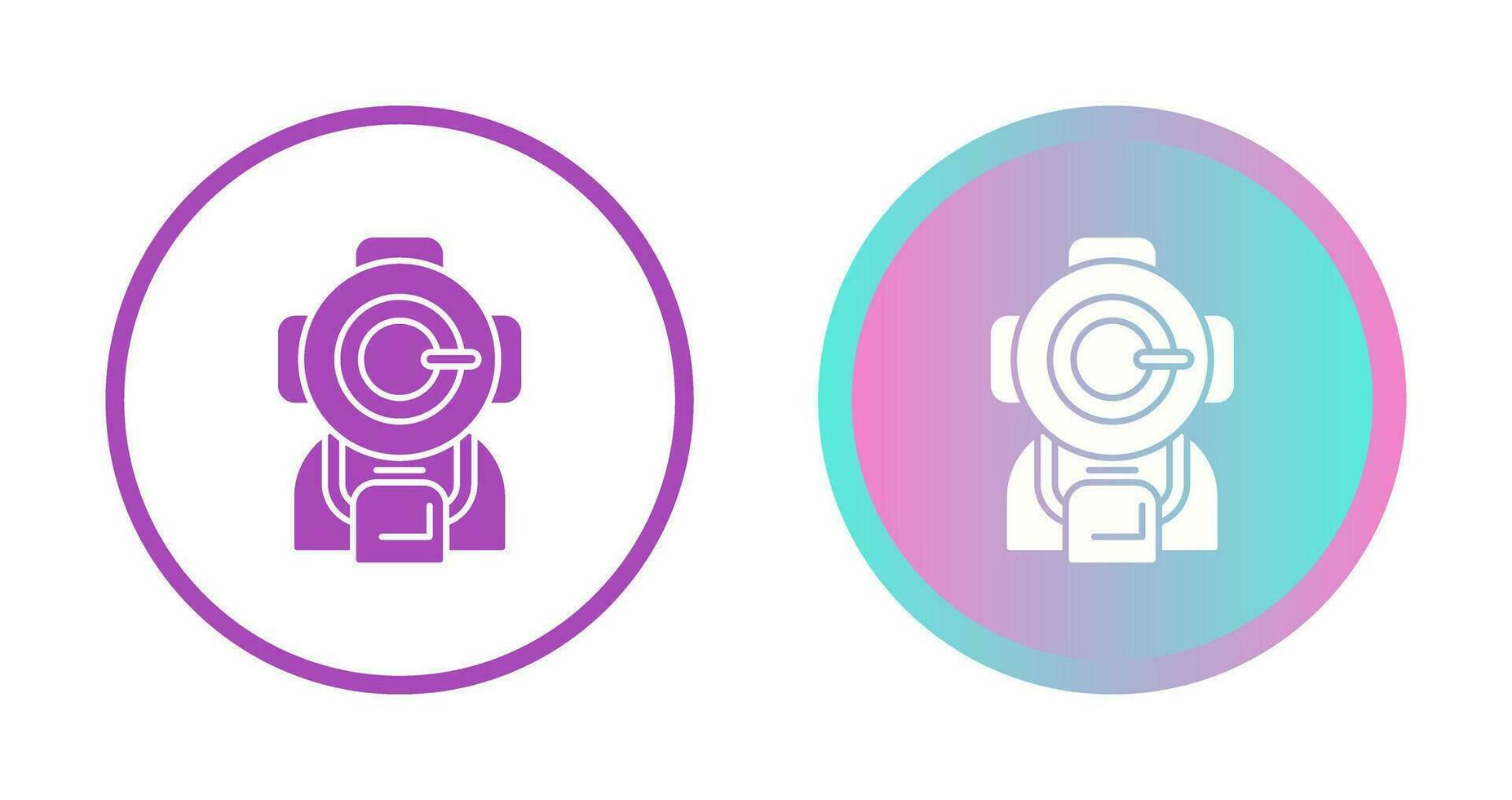 Diving Helmet Vector Icon