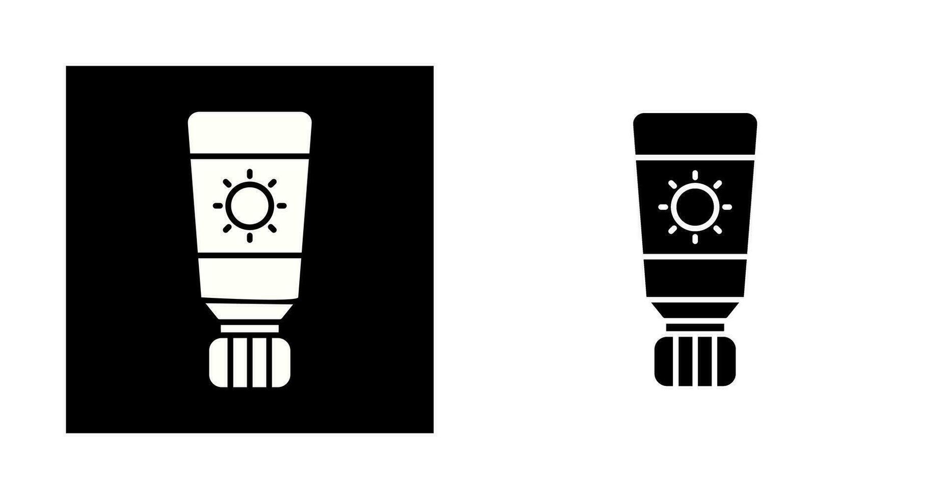 Sunscreen Vector Icon