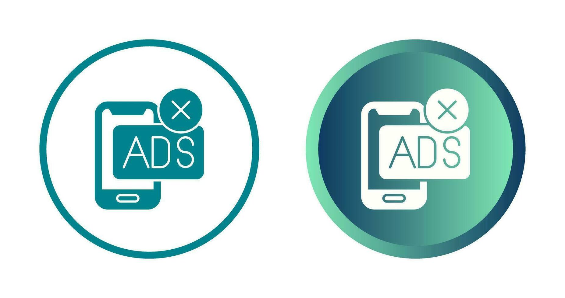AD Block Vector Icon