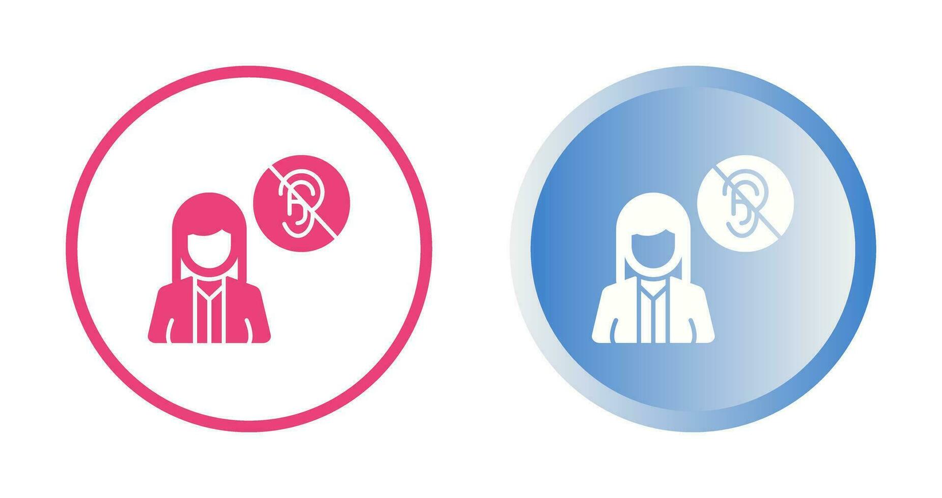 Deaf Vector Icon