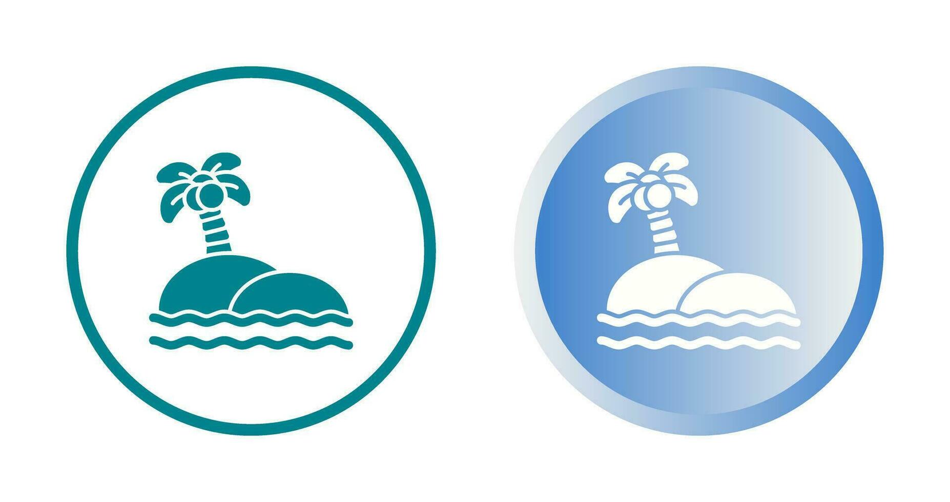 Island Vector Icon