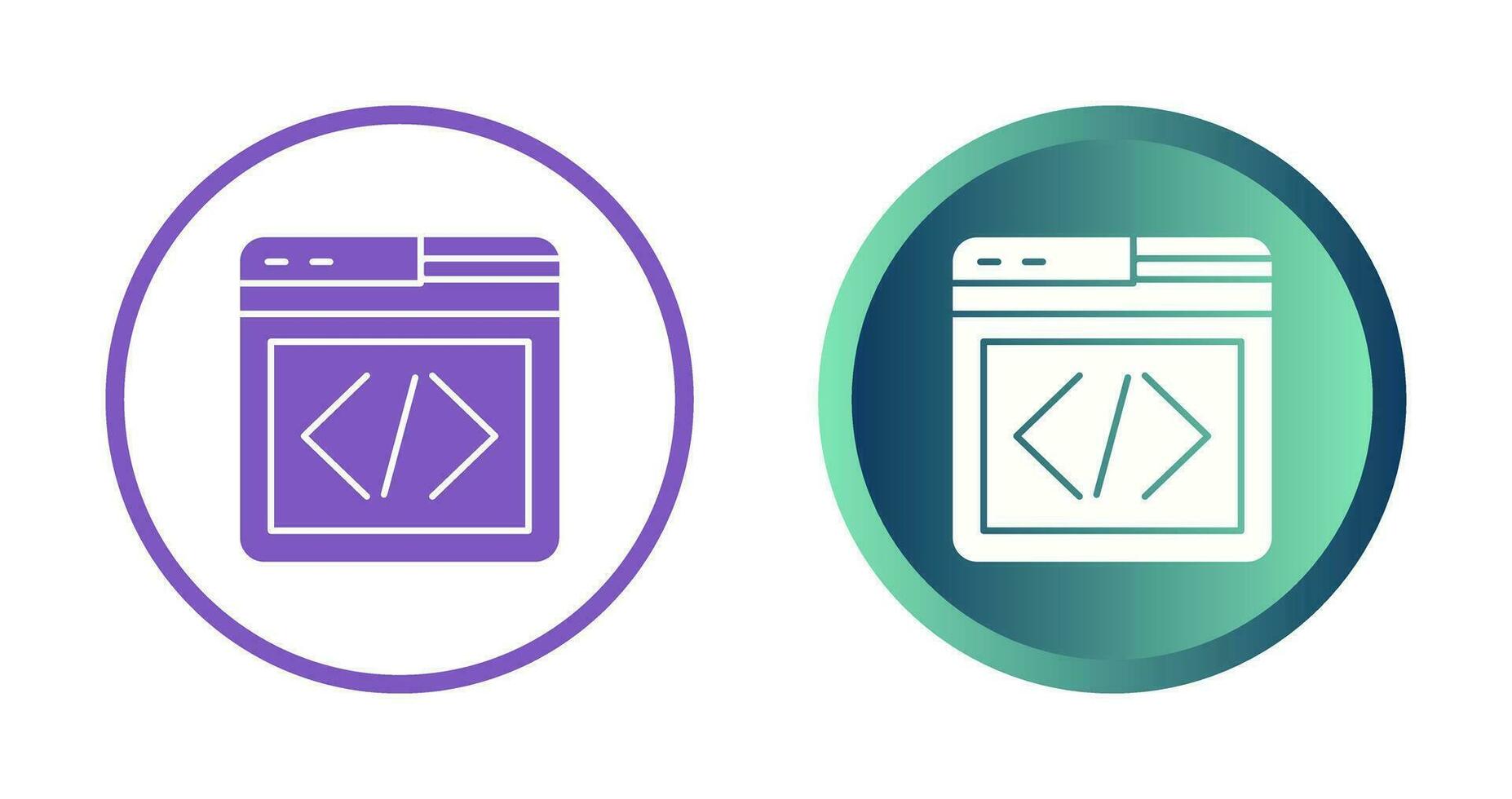 Web Programing Vector Icon