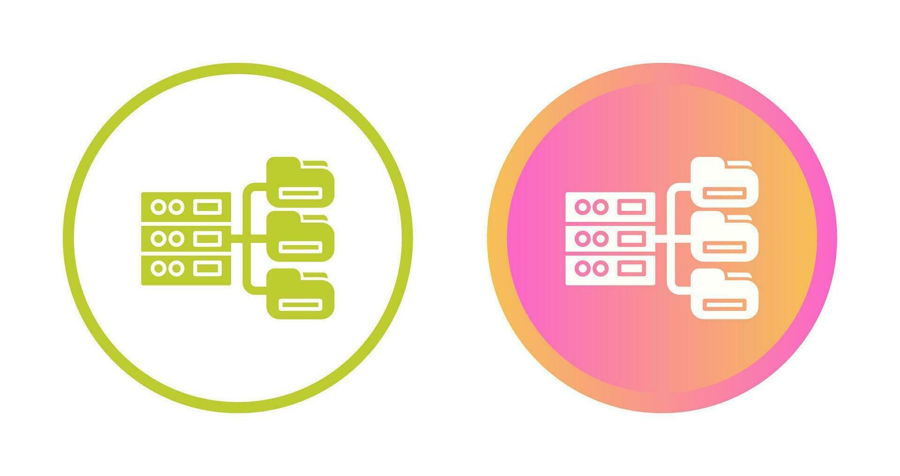 icono de vector de base de datos