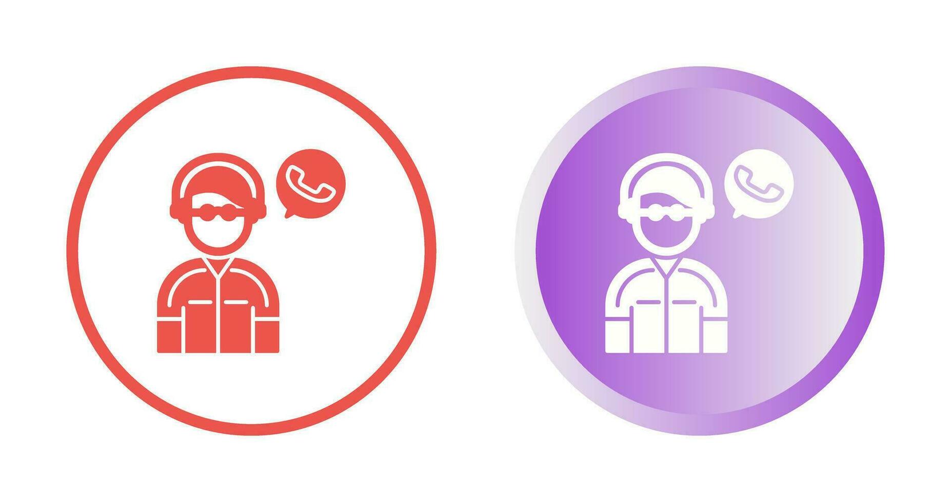 Contact Us Vector Icon
