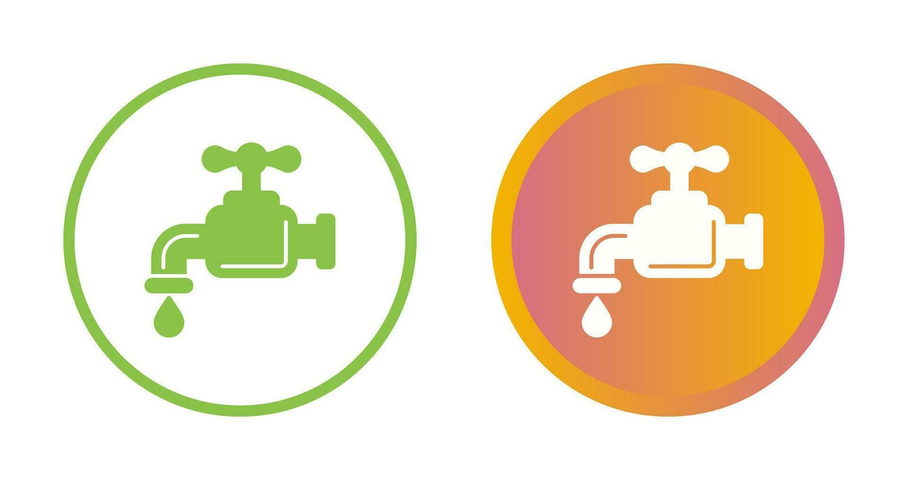 Water Faucet Vector Icon
