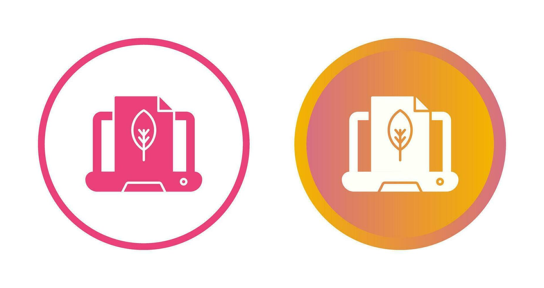 Organic Content Vector Icon