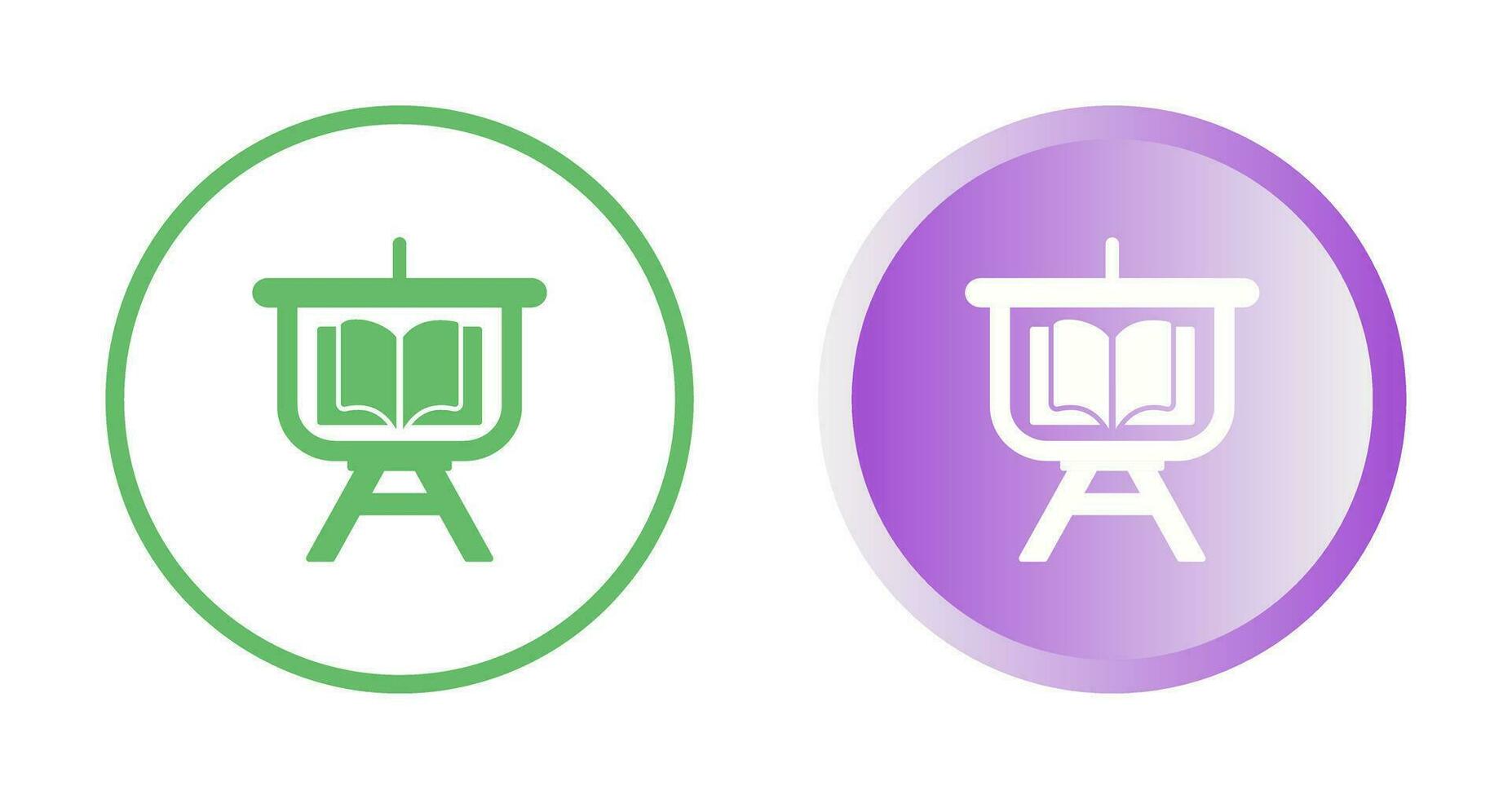 Education Presentation Vector Icon
