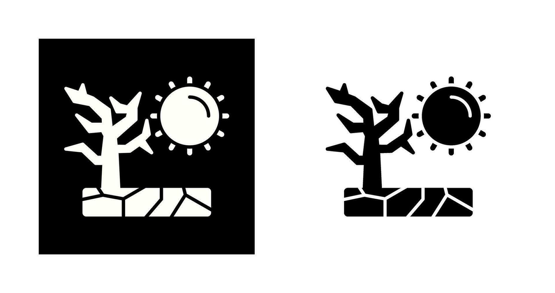 Drought Vector Icon