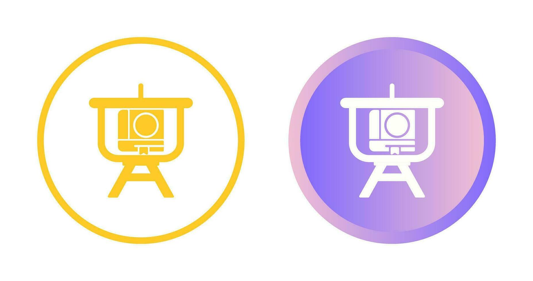 Education Presentation Vector Icon