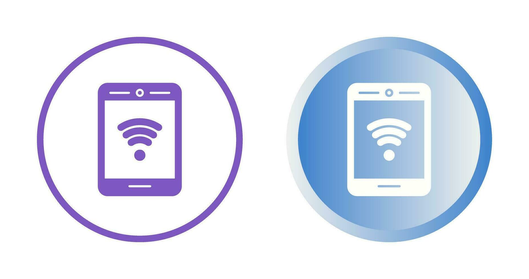 Phone With Signal Vector Icon