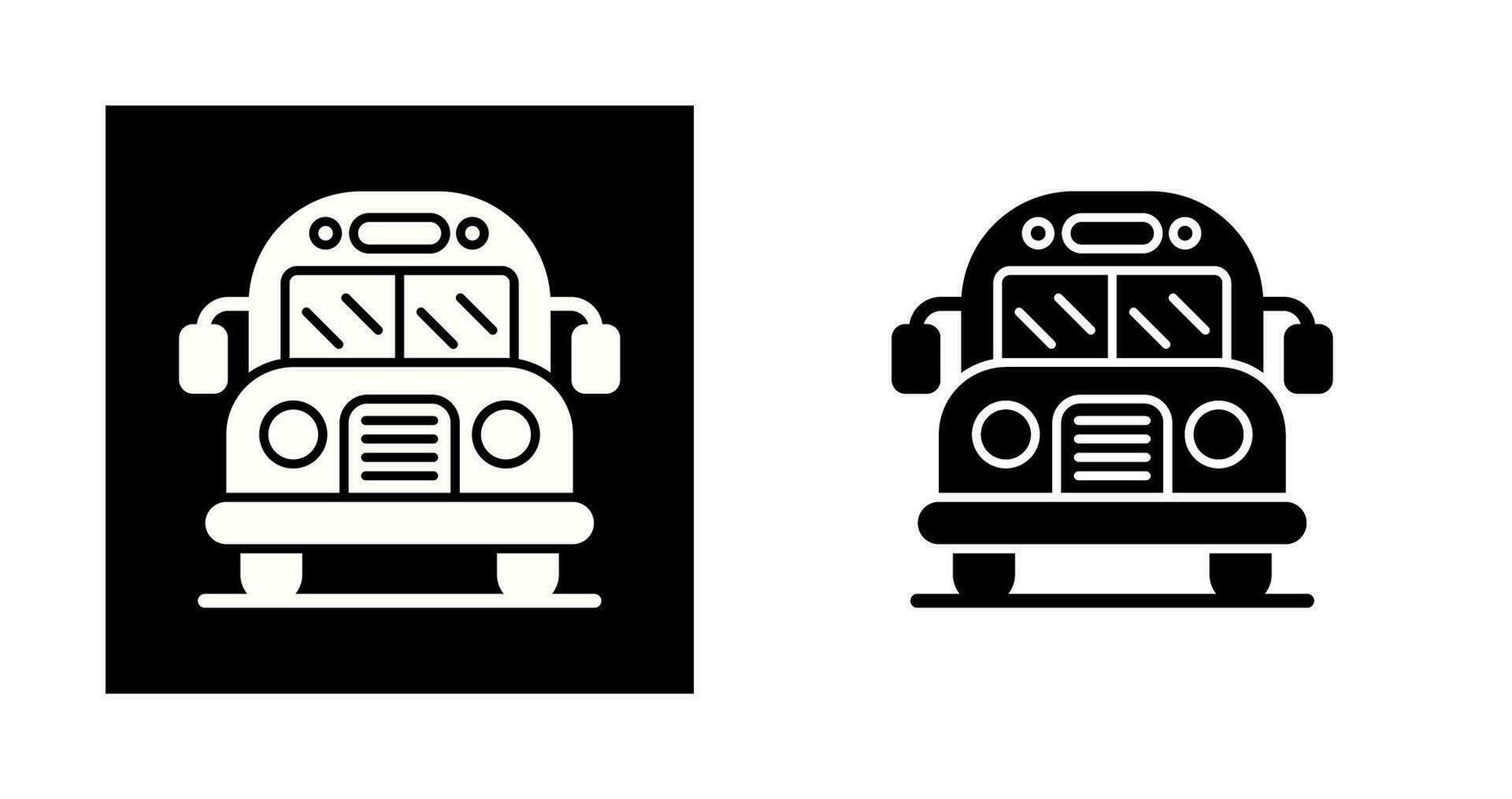 School Bus Vector Icon