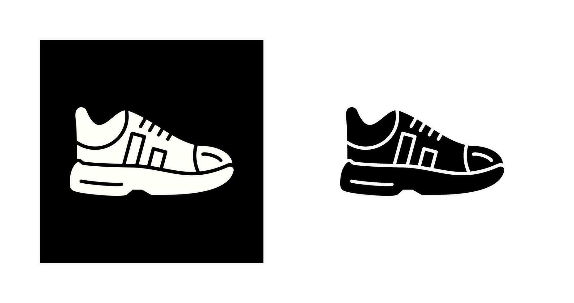 icono de vector de zapatillas