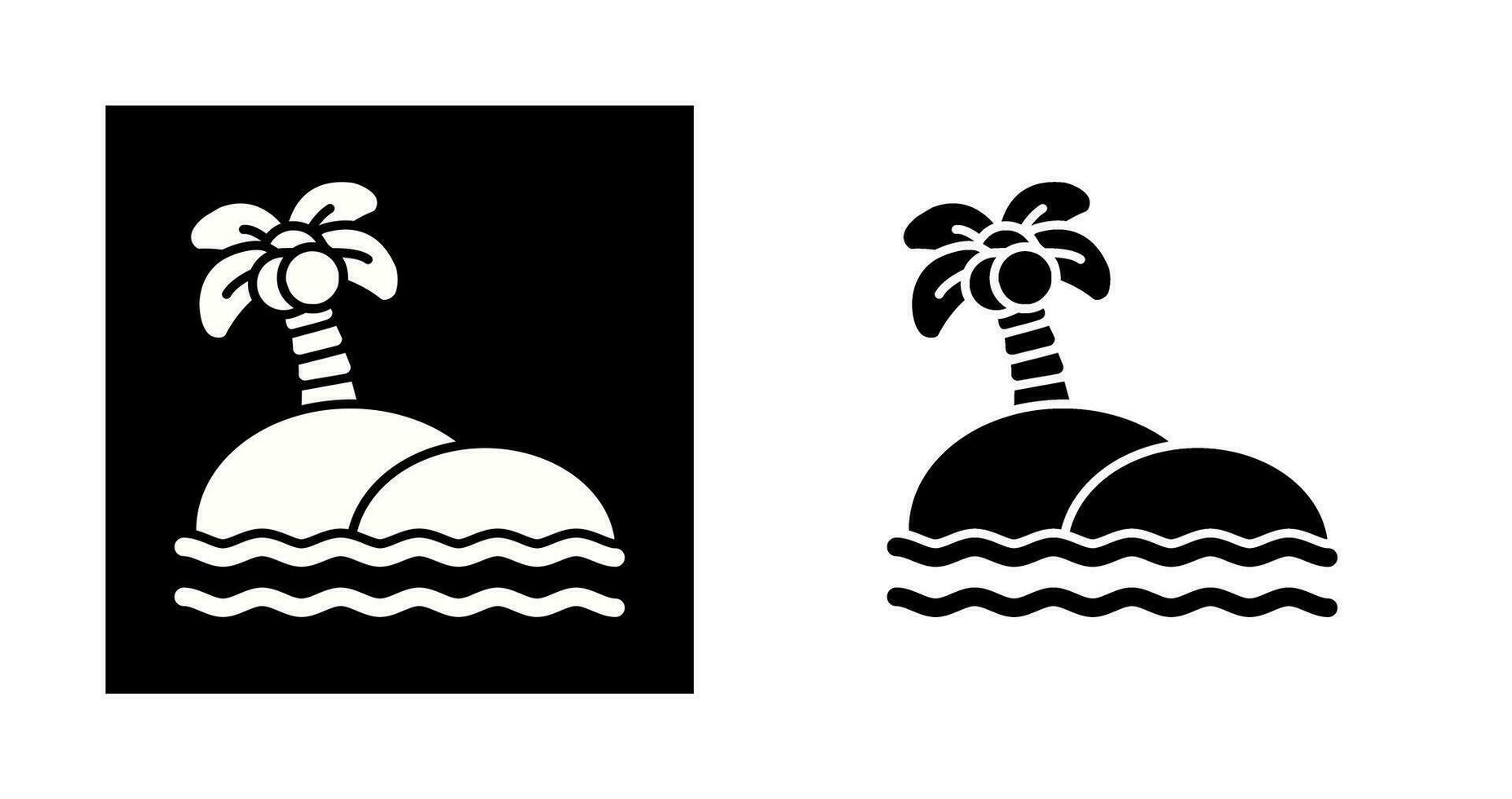 Island Vector Icon