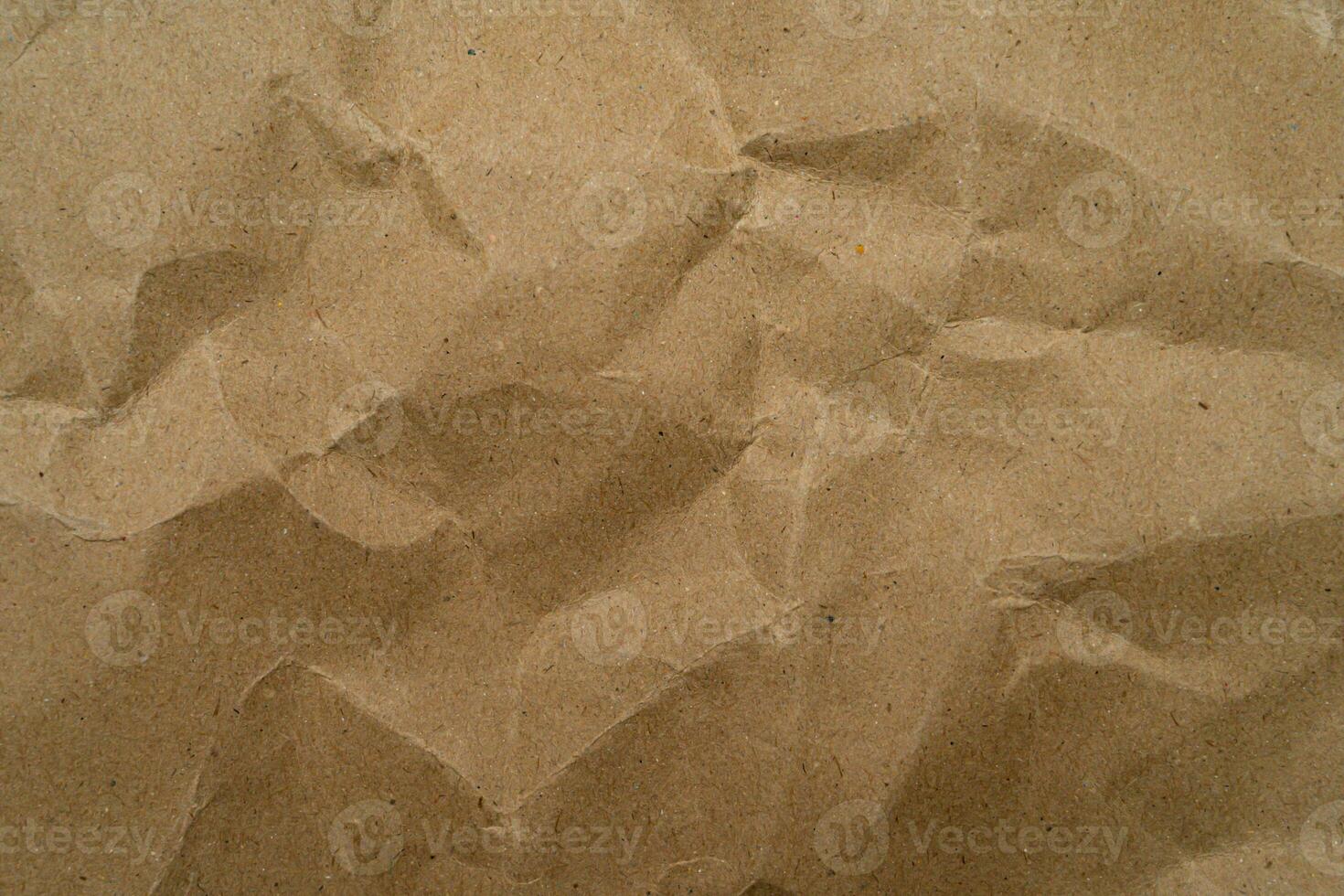 Recycle Paper Texture background. Crumpled Old kraft paper abstract shape background with space paper for text high resolution photo