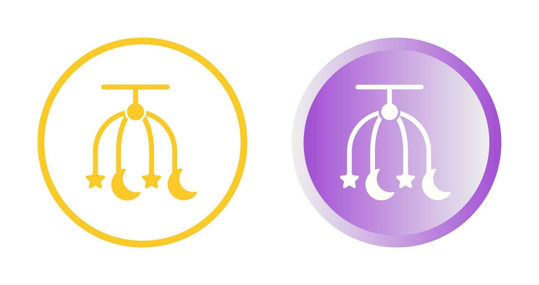 Crib Toy Vector Icon