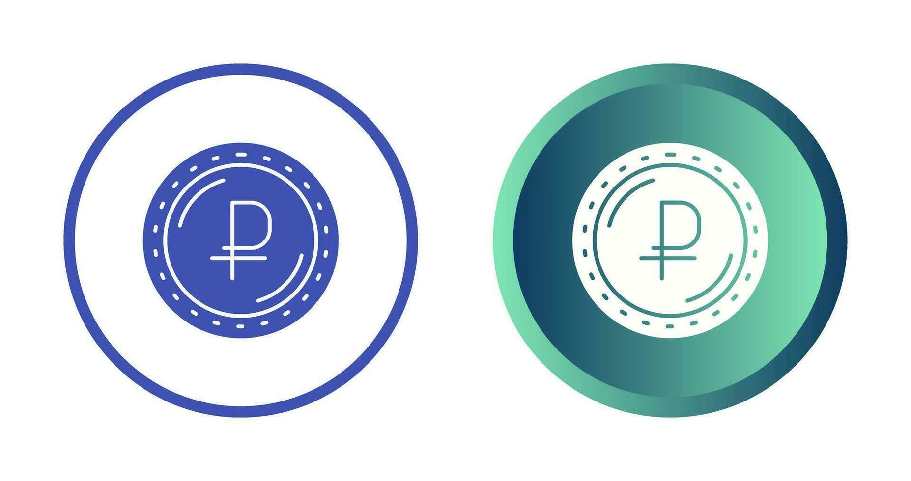 Ruble Currency Vector Icon