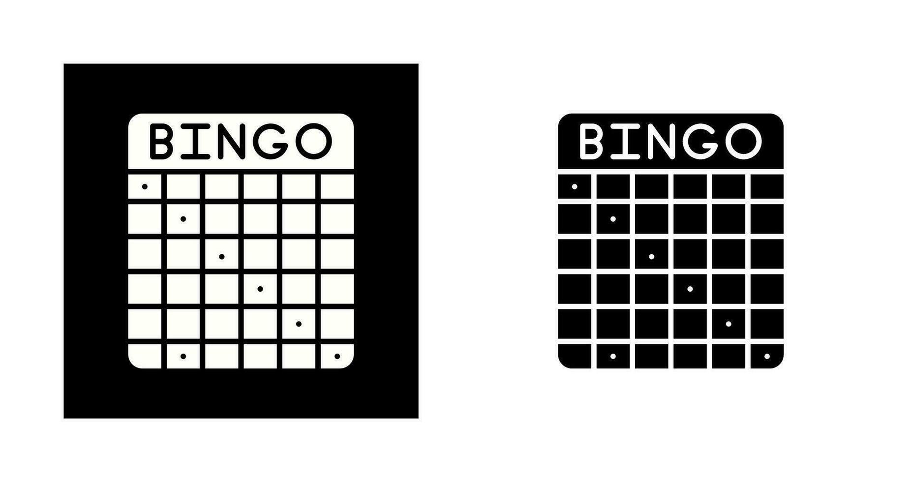 Bingo Vector Icon