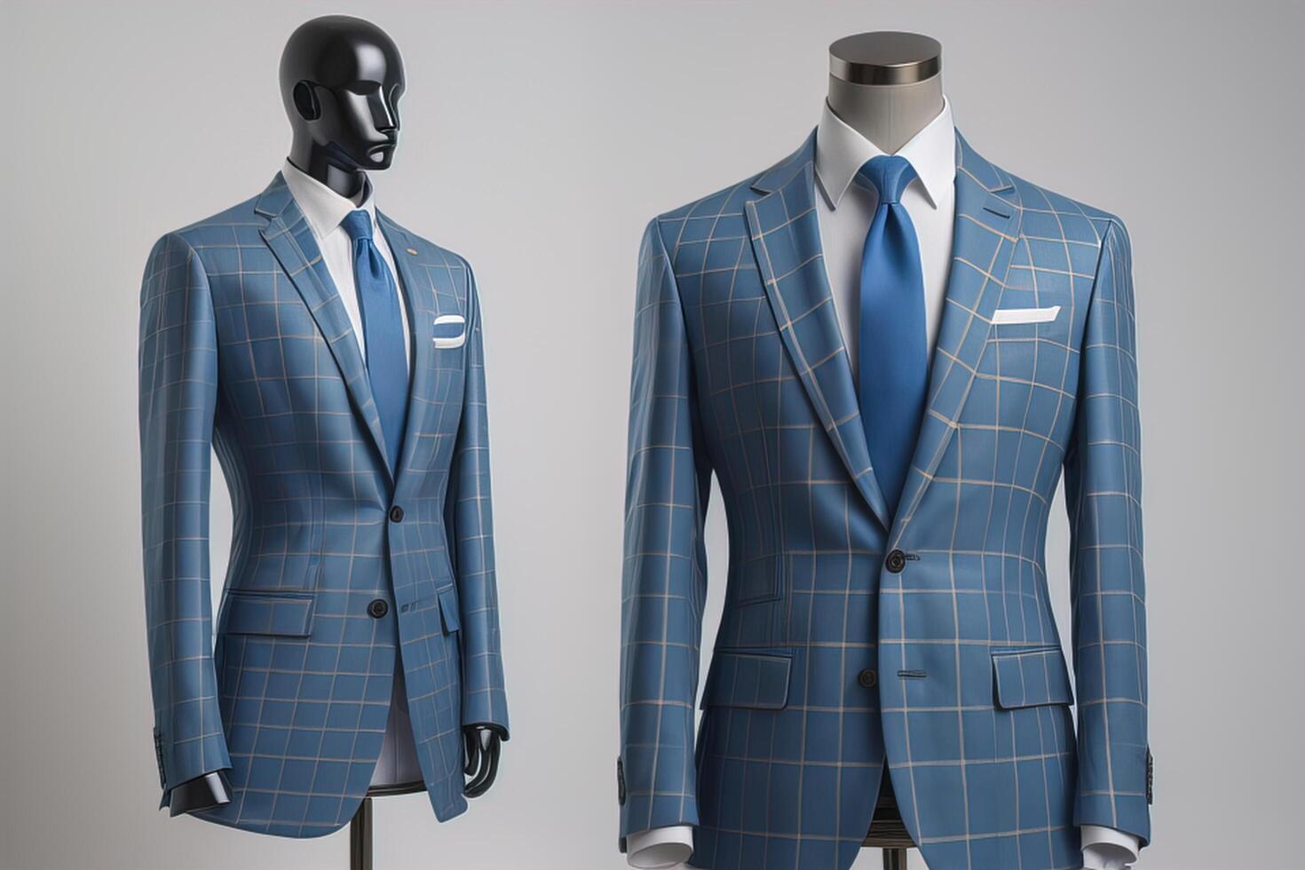 Men's suit on a mannequin. Men's suit on a mannequin. photo