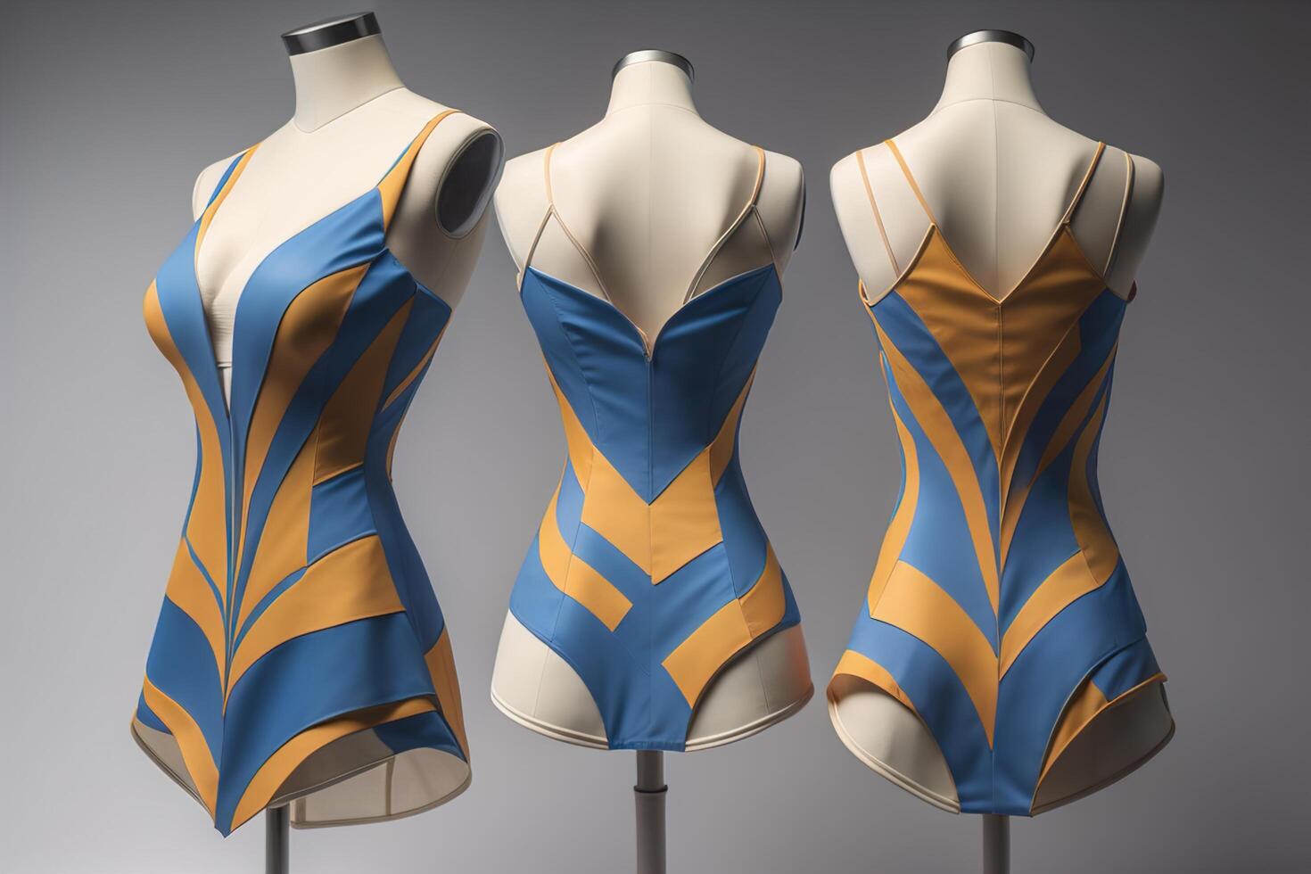 Women's swimsuit on a mannequin. photo