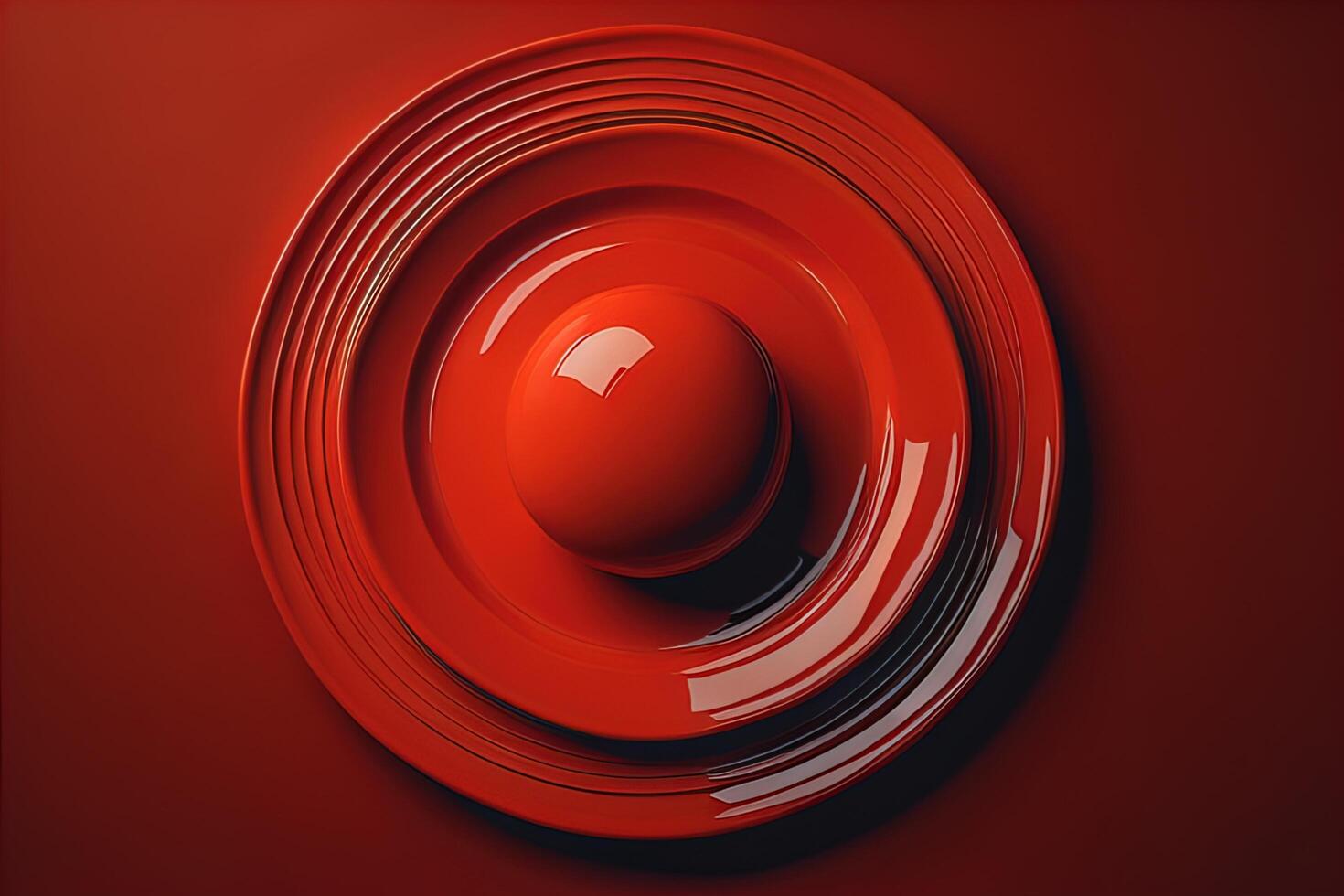 abstract background with red sphere in the center. photo